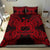 Polynesian Bedding Set - Samoa Duvet Cover Set Map Red - Polynesian Pride