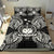 Polynesian Bedding Set - Samoa Duvet Cover Set Map Black - Polynesian Pride