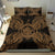 Polynesian Bedding Set - Palau Duvet Cover Set Map Gold - Polynesian Pride