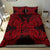 Polynesian Bedding Set - New Caledonia Duvet Cover Set Map Red - Polynesian Pride