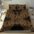 Polynesian Bedding Set - New Caledonia Duvet Cover Set Map Gold - Polynesian Pride