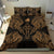 Polynesian Bedding Set - Kosrae Duvet Cover Set Map Gold - Polynesian Pride