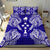 Polynesian Bedding Set - Kosrae Duvet Cover Set Map Blue - Polynesian Pride