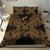 Polynesian Bedding Set - Guam Duvet Cover Set Map Gold - Polynesian Pride