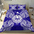 Polynesian Bedding Set - French Polynesia Duvet Cover Set Map Blue - Polynesian Pride