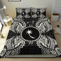 Polynesian Bedding Set - Chuuk Duvet Cover Set Map Black - Polynesian Pride