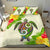 Polynesian Bedding Set - Hawaii Duvet Cover Set Turtle Colorful White - Polynesian Pride