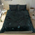 New Zealand Bedding Set, Maori Gods Tumatauenga (God Of War) - Blue - Polynesian Pride