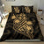 Polynesian Bedding Set - Hawaii Duvet Cover Set Gold Pineapple - Polynesian Pride