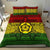 Hawaiian Turtle Polyensian Tribal Bedding Set Reggae Color - Polynesian Pride