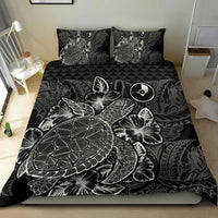 Polynesian Bedding Set - Yap Duvet Cover Set Black Color - Polynesian Pride