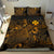 Polynesian Bedding Set - Wallis And Futuna Duvet Cover Set Gold Color - Polynesian Pride