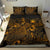 Polynesian Bedding Set - Samoa Duvet Cover Set Gold Color - Polynesian Pride