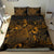 Polynesian Bedding Set - Niue Duvet Cover Set Gold Color - Polynesian Pride