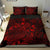 Polynesian Bedding Set - Kosrae Duvet Cover Set Red Color - Polynesian Pride