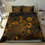 Polynesian Bedding Set - American Samoa Duvet Cover Set Gold Color - Polynesian Pride