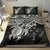 Polynesian Bedding Set - Kosrae Duvet Cover - White Turtle White - Polynesian Pride