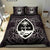 Guam Polynesian Bedding Set - White Hibiscus Coat Of Arms - Polynesian Pride