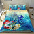 Polynesian Bedding Set - Poly Duvet Cover Set - Turtle Surfing - Polynesian Pride