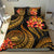 Polynesian Bedding Set - American Samoa Duvet Cover Set - Gold Plumeria GOLD - Polynesian Pride