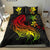 Polynesian Bedding Set - Hawaii Duvet Cover Set - Kanaka Maoli Girl Hair Plumeria - Polynesian Pride