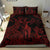 Polynesian Bedding Set - Hawaii Duvet Cover Set Hula Girl Red - Polynesian Pride