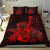 Hawaii Bedding Set - Hawaii Ukulele Flower Bedding Set - Red - Polynesian Pride