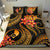 Micronesian Bedding Set - Yap Duvet Cover Set - Gold Plumeria - Polynesian Pride