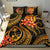 Polynesian Bedding Set - Guam Duvet Cover Set - Gold Plumeria - Polynesian Pride