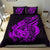 Polynesian Bedding Set - Tuvalu Duvet Cover Set Father And Son Purple - Polynesian Pride