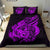 Polynesian Bedding Set - Samoa Duvet Cover Set Father And Son Purple - Polynesian Pride