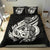 Polynesian Bedding Set - Samoa Duvet Cover Set Father And Son Black - Polynesian Pride