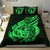 Polynesian Bedding Set - New Caledonia Duvet Cover Set Father And Son Green - Polynesian Pride