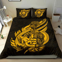 Polynesian Bedding Set - Federated States Of Micronesia Duvet Cover Set Father And Son Gold - Polynesian Pride