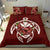 Hawaii Bedding Set - Hawaii Turtle Hibiscus Polynesian Bedding Set - Red Three - Polynesian Pride