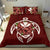 Hawaii Bedding Set - Hawaii Turtle Hibiscus Polynesian Bedding Set - Red Four - Polynesian Pride