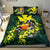 Polynesian Bedding Set - Hawaii Duvet Cover Set - Ti Leaf Lei Turtle - Polynesian Pride