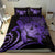 Hawaii Bedding Set - Hawaii Turtle Hibiscus Polynesian Vintage Bedding Set - Purple - Polynesian Pride