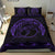 Hawaiian Polynesian Whale Bedding Set Purple - Polynesian Pride