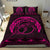 Hawaiian Polynesian Whale Bedding Set Pink - Polynesian Pride