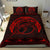 Hawaiian Polynesian Whale Bedding Set Red - Polynesian Pride