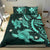 Hawaii Bedding Set - Hawaii Polynesian Turtle Hibiscus Bedding Set - Turquoise - Polynesian Pride