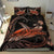 Turtle Polynesian Bedding Set Mix Hibiscus Orange - Polynesian Pride