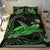 Turtle Polynesian Bedding Set Mix Hibiscus Green - Polynesian Pride