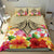 Hawaii Bedding Set - Hawaii Manta Ray Tropical Hibiscus Plumeria Polynesian Bedding Set - Polynesian Pride