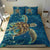 Hawaii Sea Turtle Water Color Travel Sea Bedding Set - Polynesian Pride