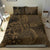 Hawaii Sea Turtle Water Color Travel Galaxy Bedding Set - AH - Gold - Polynesian Pride