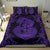 Hawaii Anchor Hibiscus Flower Vintage Bedding Set - AH - Purple - Polynesian Pride