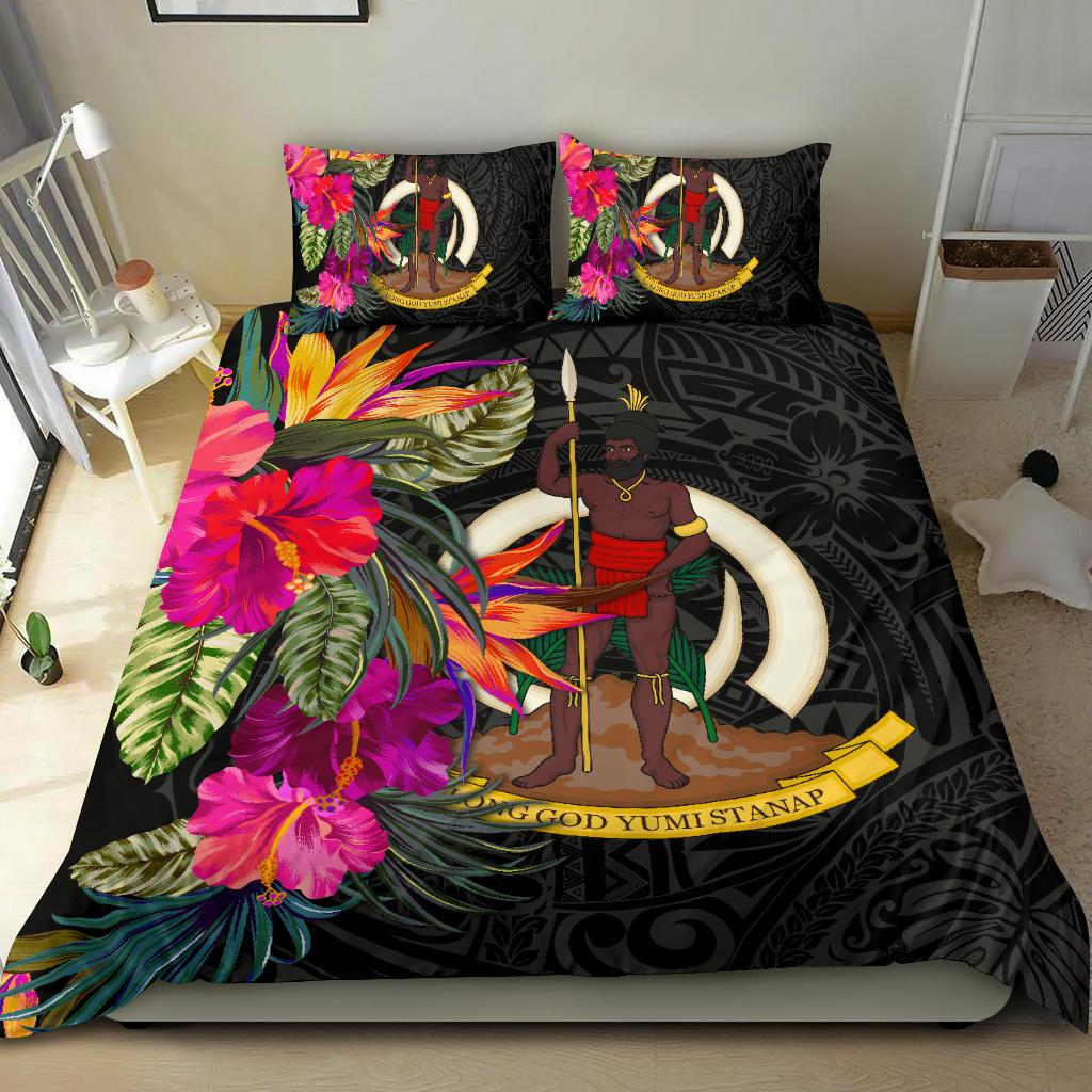 Vanuatu Bedding Set - Hibiscus Polynesian Pattern - Polynesian Pride