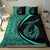 Hawaii Fish Hook Polynesian Bedding Set - Circle Style Turquoise - Polynesian Pride